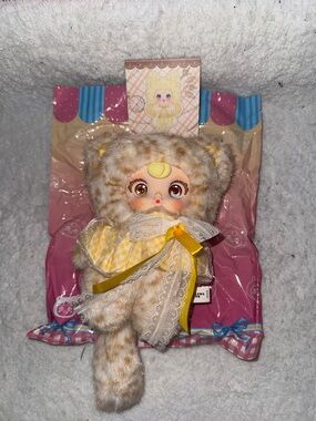 Yumi Heartbeat Plan Cute Plush Doll in Yellow Lace Outfit